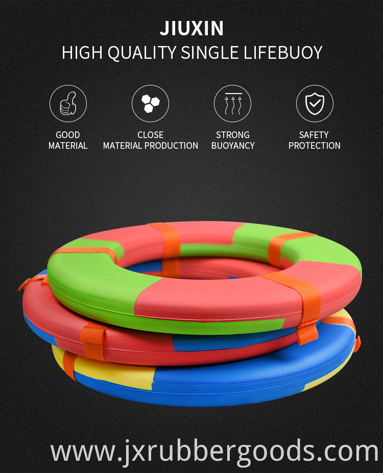 Color matching solid adult swimming ring EVA foam swimming ring for beginners to swim